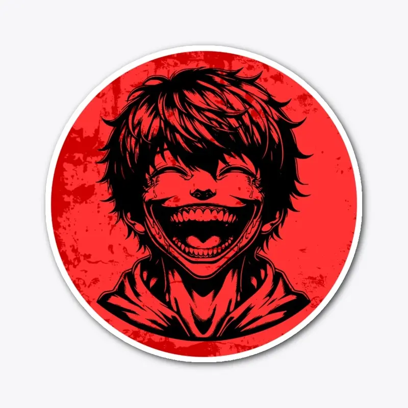 Crazy Anime Guy Sticker